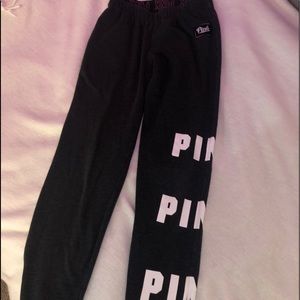 PINK Grey Sweatpants